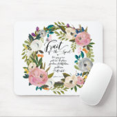 Fruit van de gedistilleerde Waterverf van Floral Muismat (Met muis)