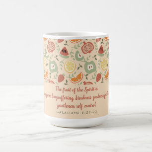 Fruit van de Geest Abstracte Schrift Koffiemok