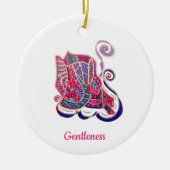 Fruit van de Geest is... "Zachte" Ornament (Voorkant)