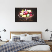 Fruit van de Geest, Kleurrijke Christelijke Wandku Canvas Afdruk (Insitu (Slaapkamer))