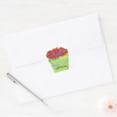 Fruit van de Geest Mand Vierkante Sticker (Envelop)