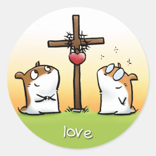 Fruit van de Geest Sticker (Liefde) (Voorkant)