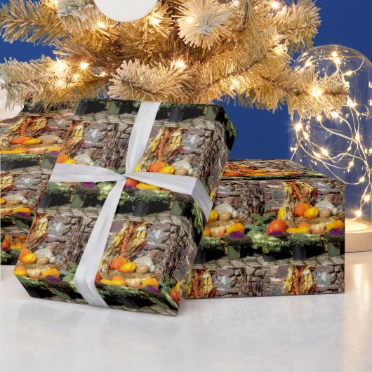 Fruit van de herfstoogst cadeaupapier (Feestdagen)