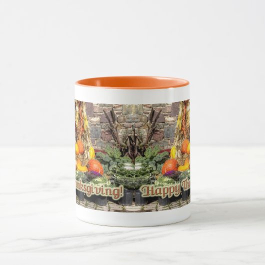 Fruit van de herfstoogst mok (Midden)