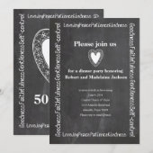 Fruit van de partij bij het Jubileum-Spirit Chalkb Kaart (Voorkant / Achterkant)