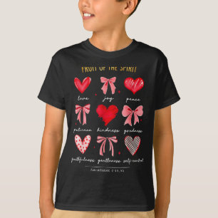 Fruit Van De Srit Christelijke Harten Valentijnsda T-shirt