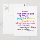 Fruit van gedistilleerde dranken briefkaart (Voorkant / Achterkant)