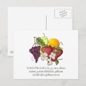 Fruit van gedistilleerde dranken briefkaart (Voorkant / Achterkant)