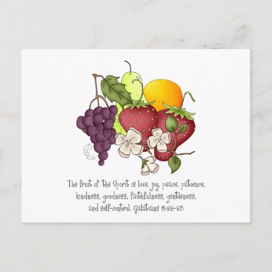 Fruit van gedistilleerde dranken briefkaart (Voorkant)