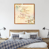 Fruit van gedistilleerde dranken canvas afdruk (Insitu (Slaapkamer))