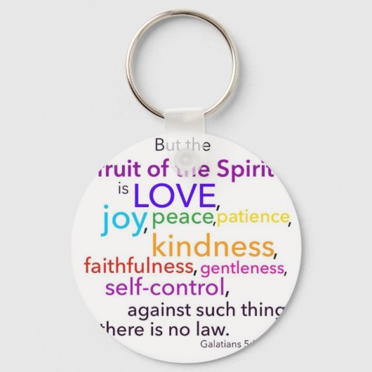 Fruit van gedistilleerde dranken sleutelhanger (Voorkant)