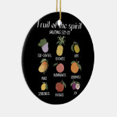 Fruit van het Christelijke geloof Jezus God Love Keramisch Ornament (Rechts)