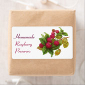 FRUIT VAN HET SEIZOEN / FRAMBOZEN ETIKET (Insitu)