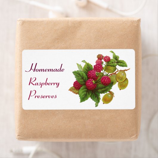 FRUIT VAN HET SEIZOEN / FRAMBOZEN ETIKET (Insitu)