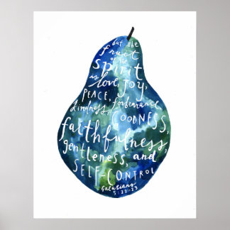 Fruit van Poster voor de gedistilleerde kunst