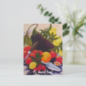 Fruit & Vegetables Medley Briefkaart (Staand voorkant)