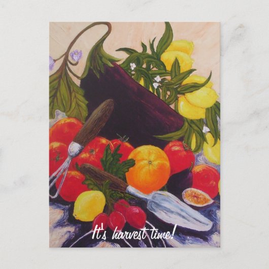 Fruit & Vegetables Medley Briefkaart (Voorkant)