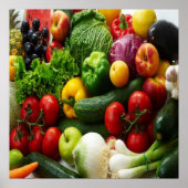 FRUIT & VEGETABLES POSTER (Voorkant)