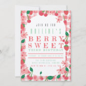 Fruit Verjaardag Pastel Kleuren Sweet Summer Party Kaart (Voorkant)