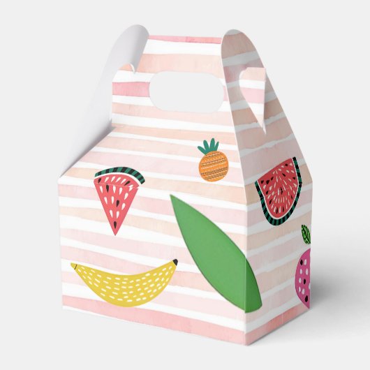 Fruit Verjaardagsfeestje Groot Fruit Bedankdoosjes (Achterkant)