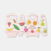 Fruit Verjaardagsfeestje Groot Fruit Bedankdoosjes (Uitgevouwen)