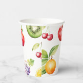 Fruit verjaardagsfeestje papieren bekers (Rechts)