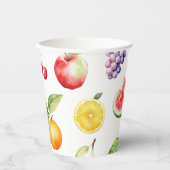 Fruit verjaardagsfeestje papieren bekers (Voorkant)