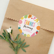 Fruit verjaardagsfeestje