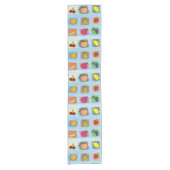 Fruit Verrassende Korte Tafel Runner Tafelloper (Voorkant)