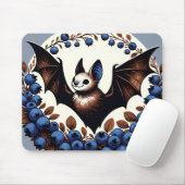 Fruit Vleermuis Cutie Taart Fruitig Vleermuizen Muismat (Met muis)