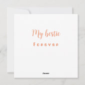 Fruit Vrienden Aardbei en Sinaasappel Feestdagenkaart (Achterkant)