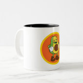 Fruit Vrienden Tweekleurige Koffiemok (Voorkant links)