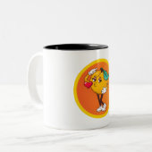 Fruit Vrienden Tweekleurige Koffiemok (Voorkant links)