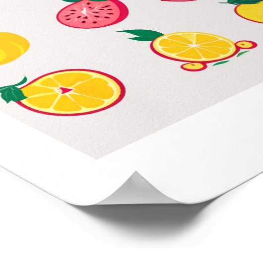 FRUIT WALL ART POSTER (Hoek)