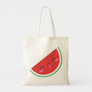 Fruit, watermeloen, schattig tote bag