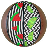 Fruit Watermelon Stripe Limoen Herringbone Basketb Mini Basketbal (Verticaal)