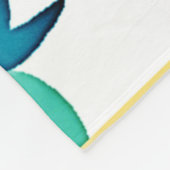 Fruit Whimsy: speels patroon Fleece Deken (Hoek)