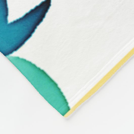 Fruit Whimsy: speels patroon Fleece Deken (Hoek)