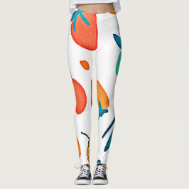 Fruit Whimsy: speels patroon Leggings