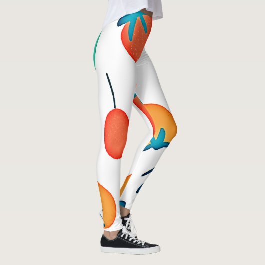 Fruit Whimsy: speels patroon Leggings (Rechts)