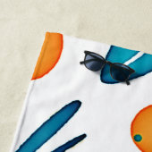 Fruit Whimsy: speels patroon Strandlaken (In situ)