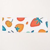 Fruit Whimsy: speels patroon Yogamat (Voorkant (horizontaal))