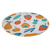 Fruit Whimsy: Speelse Patroon Snijplank (Hoek)