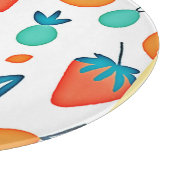 Fruit Whimsy: Speelse Patroon Snijplank (Hoek)