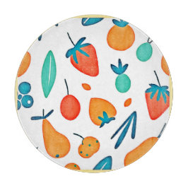 Fruit Whimsy: Speelse Patroon Snijplank