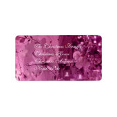 Fruit, wijn en bloemen etiket (Voorkant)