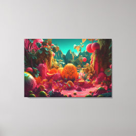 Fruit World Canvas Afdruk