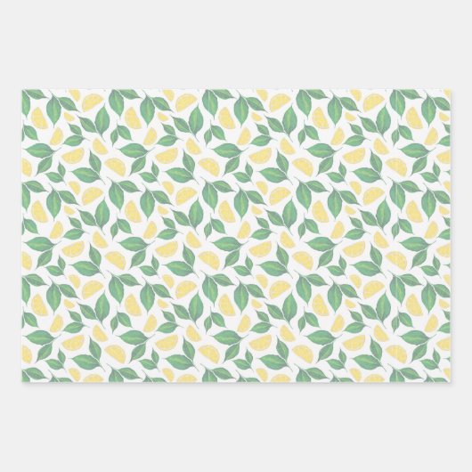 Fruit Wrapping Papier Flat Sheet Set van 3 Inpakpapier Vel (Voorkant 2)