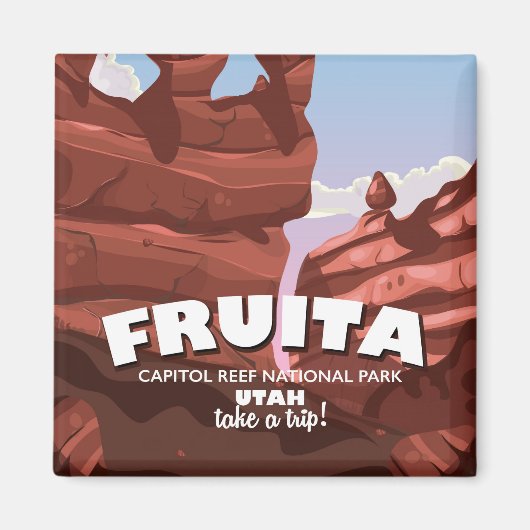 Fruita Capitol Reef National Park Utah Magneet (Voorkant)