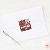 Fruita Capitol Reef National Park Utah Vierkante Sticker (Envelop)